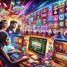 Filipino player navigating the oklotto apk game lobby categories on Android
